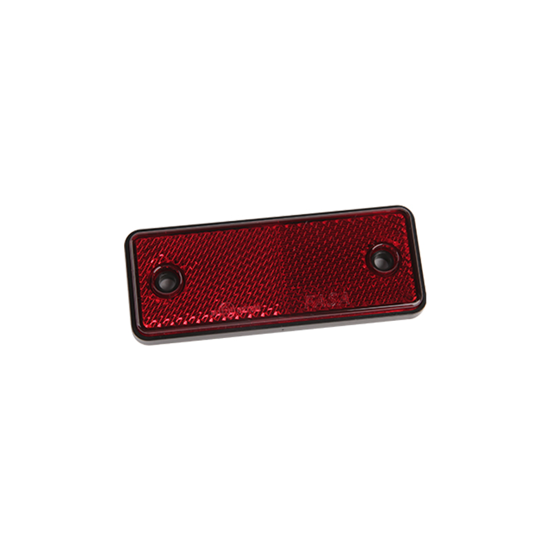 Refletor retangular vermelho com marca E JH202-C