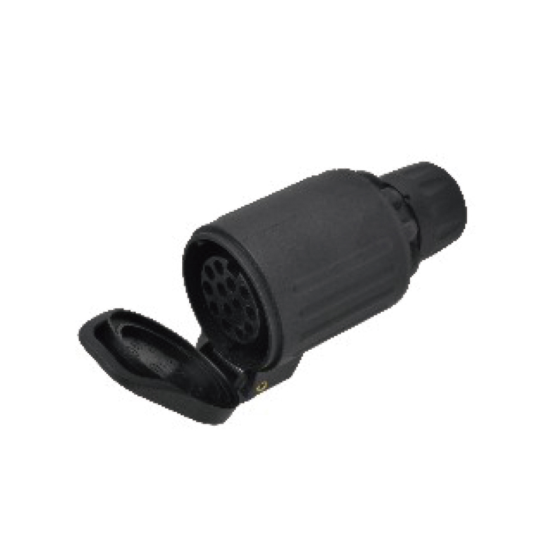 Soquete redondo pequeno de 13 pinos JH007-E