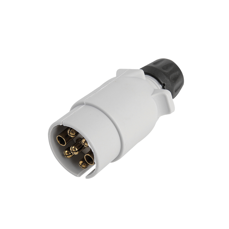 Plugue redondo grande de 7 pinos, tipo S JH014-B