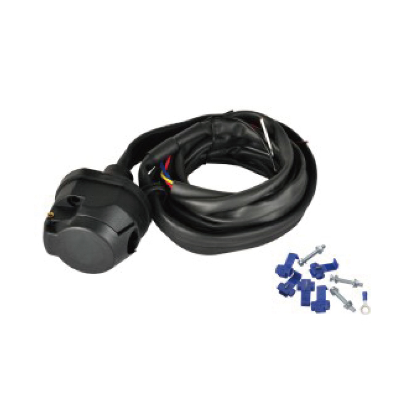 Kit de fio de reboque com soquete de plástico de 7 pinos JH017-E