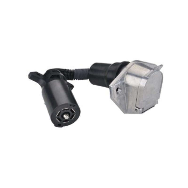 Plugue plástico 12V com plugue metálico 24V JH084